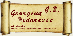 Georgina Medarević vizit kartica